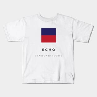 Echo: ICS Flag Semaphore Kids T-Shirt